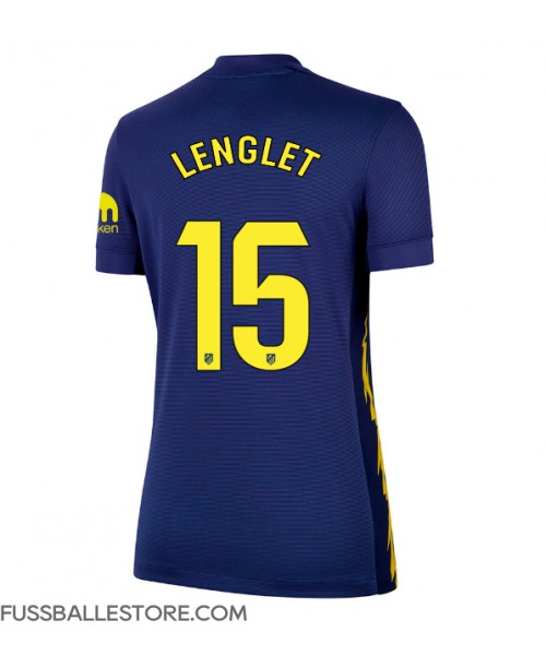 Günstige Atletico Madrid Clement Lenglet #15 Auswärtstrikot Damen 2025-26 Kurzarm Günstige Atletico Madrid Clement Lenglet #15 Auswärtstrikot Damen 2025-26 Kurzarm